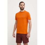 Pamučna pidžama Guess boja: narančasta, s uzorkom, U4GX03 KBZG0