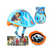 Paw Patrol Paw Patrol Chase Marshall Pisana kolesarska čelada za otroke, dečke , nastavljiva 44-48 cm