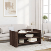 Stolic za kavu boja smedeg hrasta 100 x 50 x 50 cm od drva