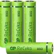 GP Batteries GP Batteries GPRCK85AAA615C4 micro (AAA)-akumulator NiMH 850 mAh 1.2 V 4 kos, (20438652)
