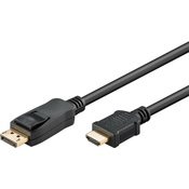 Clicktronic Adapter Wentronic DisplayPort/HDMI. 3m, visoka hitrost 64843, (21268749)