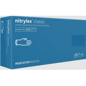 Mercator medical rukavice jednokratne nitril nitrylex classic plave velicina xl ( rd300190xl )
