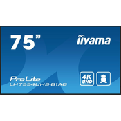 IIYAMA Iiyama ProLite LH7554UHS-B1AG75 4k profesionalni prikazovalnik, (20839082)