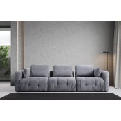 Atelier del Sofa Trosed Amaris, 290x100x65 cm, Sivi