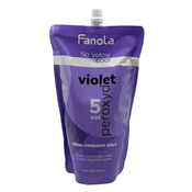 Fanola No Yellow oksidacijska emulzija za nevtralizacijo rumenih odtenkov Peroxyde 5 Vol 1000 ml