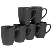 Creatable Set Skodelic Soft Touch Black, 6-Delni