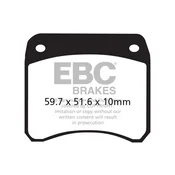 Klocki hamulcowe EBC FA016 (kpl. na 1 tarcze)