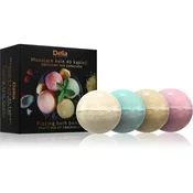 Delia Cosmetics Fizzing Bath Bombs Fruity Mix darilni set za kopel 4x100 g