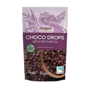 Cokoladne kapljice bez šecera BIO Dragon Foods 200g