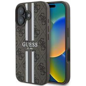 Guess GUHMP16MP4RPSW iPhone 16 Plus 6.7 brown hardcase 4G Printed Stripes MagSafe (GUHMP16MP4RPSW)
