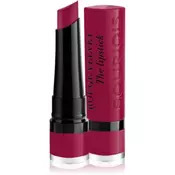 BOURJOIS Paris Rouge Velvet The Lipstick šminka z mat učinkom 2,4 g odtenek 10 Magni-fig