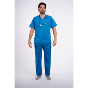 Pureboks Muški komplet medicinske uniforme, Plavi