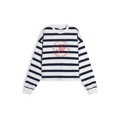 TOMMY HILFIGER Majica ROUNDAL  temno modra / rdeča / bela