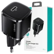 1 to 3 Usams 1Xusb-C Stenski Polnilec Za Iphone 12 13 14 Pd20W Hitro Polnjenje