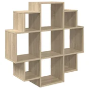 vidaXL Stenska polica Sonoma hrast 90 x 25 x 90 cm Inženirski les
