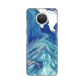 Silikonska maska za Nokia G10/G20 Blue Marble Print plava