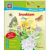 WAS IST WAS Junior Mitmach-Heft. Insekten