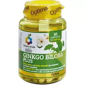 OPTIMA NATURALS kapsule za prekrvavitev Ginkgo Bliloba Plus, 60