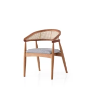 Hanah Home Trpezarijska stolica Atlas 4351, 53x75x53 cm, Siva