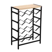 Homestar Stojalo za vino HANNES 48x24x70 cm rustikalni melamin
