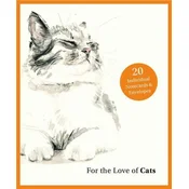 For the Love of Cats Notecards /anglais