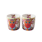 Maxwell&Williams Set skodelica za črno kavo Kaleidoscope 100ml/Ginger/2 kos/porcelan, (5000267676)