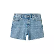 NAME IT Kavbojke NKFROSE  modra / moder denim / pastelno rumena / meta