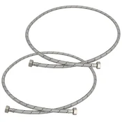 shumee Fleksibilen priključek 1/2” za pipe 150 CM, komplet 2 kosov