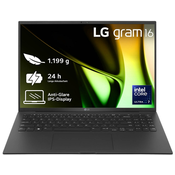LG gram 16 Core Ultra 7 155H 16GB/512 SSD Win11 schwarz 16Z90S-G.AA75G