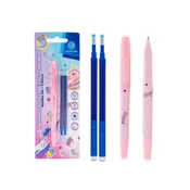 Astra AstraPEN Ups! Unicorn, 0,6 mm, modra, 2 kosa polnila, blister, 201023911