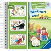 Mein großes Magnetbuch: Wer füttert wen? - Magnet-Spielbuch ab 2 Jahren, Bilderbuch