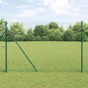 Stup za ogradu Zelena 10 x 1,6 m (40 x 40 mm mreža) Celik i PVC
