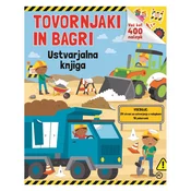 Mladinska Knjiga Tovornjaki in bagri - ustvarjalna knjiga
