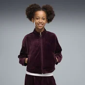 PUMA Essentials Elevated Velour Track Jacket Youth, Clothing, Ruby Noir, 13-14Y