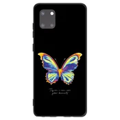 Silikonski črni ovitek za Samsung Galaxy Note 10 Lite N770F - Diamanty Black