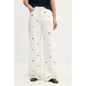 Tommy Jeans Jeans hlače Claire DW0DW23042 Kremna Wide Leg