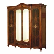 Casa Padrino luxury baroque bedroom cabinet dark brown 246 cm - Baroque style furniture