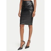 Elisabetta Franchi Krilo iz umetnega usnja GO-219-66E2-V260 Črna Slim Fit