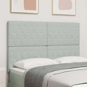 Uzglavlje Svijetlo siva 144 cm Baršun