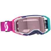 SCOTT Prospect 2.0 AMP naocale za motocross plavo-ružicaste s ružicastim pleksiglasom
