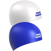 Swim cap mad wave champion 3d white/blue