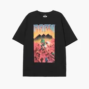 Cropp - Crna majica s printom Doom - CRNO