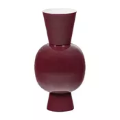 Bordo rdeča kovinska vaza (višina 38 cm) Auri – WOOOD
