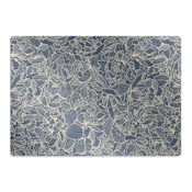 Decormat Podloga za pisalni stol Blue flower 140x100 cm 15 cm