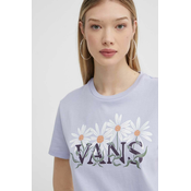 Pamucna majica Vans za žene, boja: ljubicasta