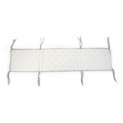 Childhome Blazina do posteljice 35x170cm Jersey Gold Dots