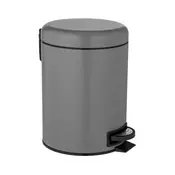 WENKO 24682100 - Koš LEMAN 21x24 cm siva/crna