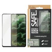 Kaljeno steklo za Motorola Moto G35, Črna, SAFE by PanzerGlass