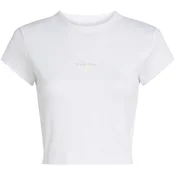 Calvin Klein Jeans Majica svetlo siva/bela