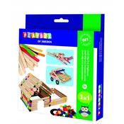 PLAYBOX Komplet za ustvarjanje Just Clip It lesene palčke s sponkami